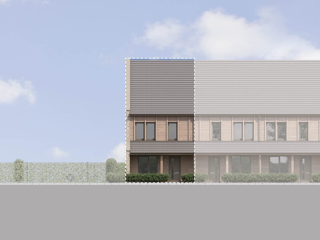 Foto 1 van Buurtvrij fase 1a - Hoekwoning (Bouwnr. 055)