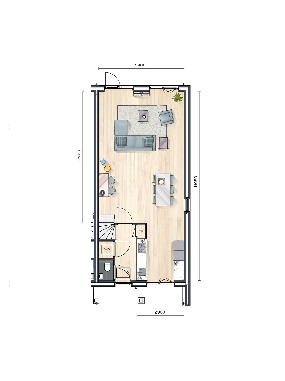 Foto 8 van Buurtvrij fase 1a - Hoekwoning (Bouwnr. 060)