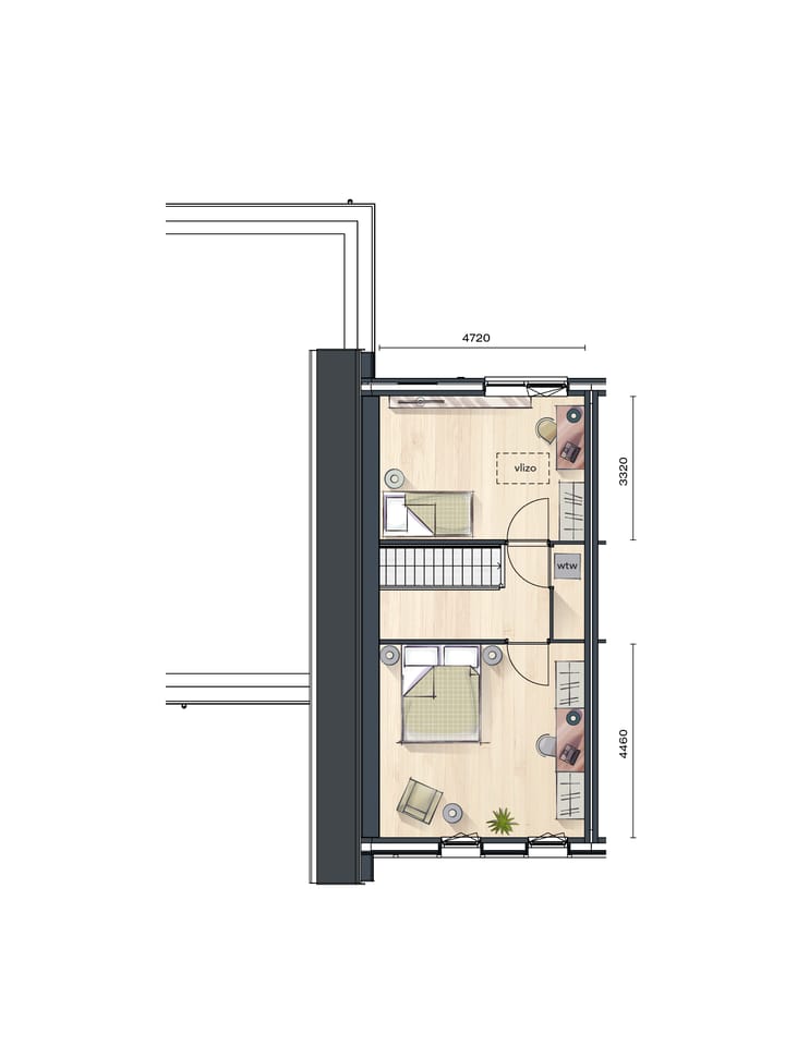 Foto 6 van Buurtvrij fase 1a - Levensloop 2 ^ 1 kap (Bouwnr. 013)