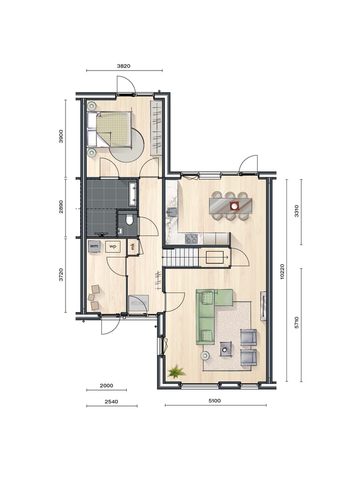 Foto 7 van Buurtvrij fase 1a - Levensloop 2 ^ 1 kap (Bouwnr. 013)