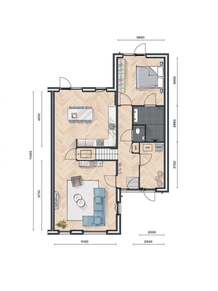 Foto 9 van Buurtvrij fase 1a - Levensloop 2 ^ 1 kap (Bouwnr. 013)