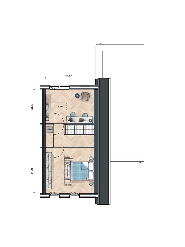 Foto 6 van Buurtvrij fase 1a - Levensloop 2 ^ 1 kap (Bouwnr. 014)