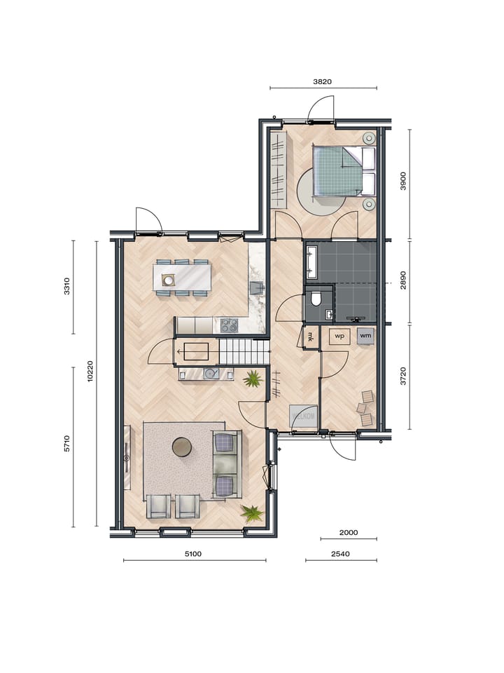 Foto 7 van Buurtvrij fase 1a - Levensloop 2 ^ 1 kap (Bouwnr. 014)