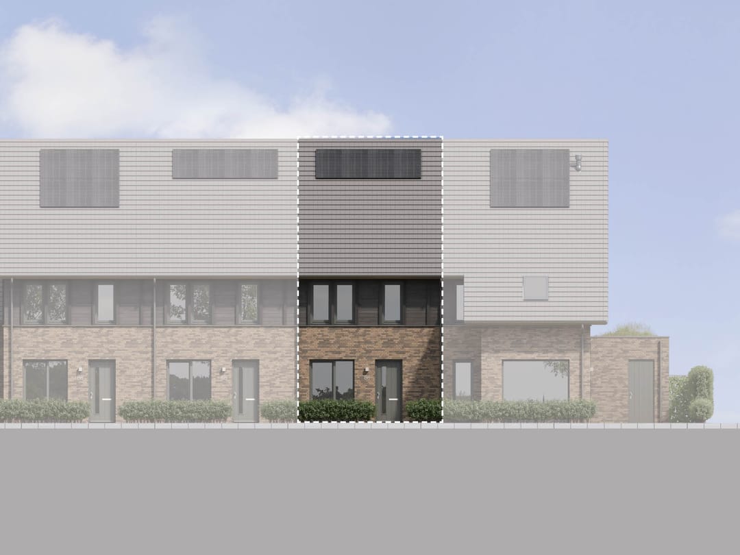 Foto 1 van Buurtvrij fase 1a - Tussenwoning (Bouwnr. 033)