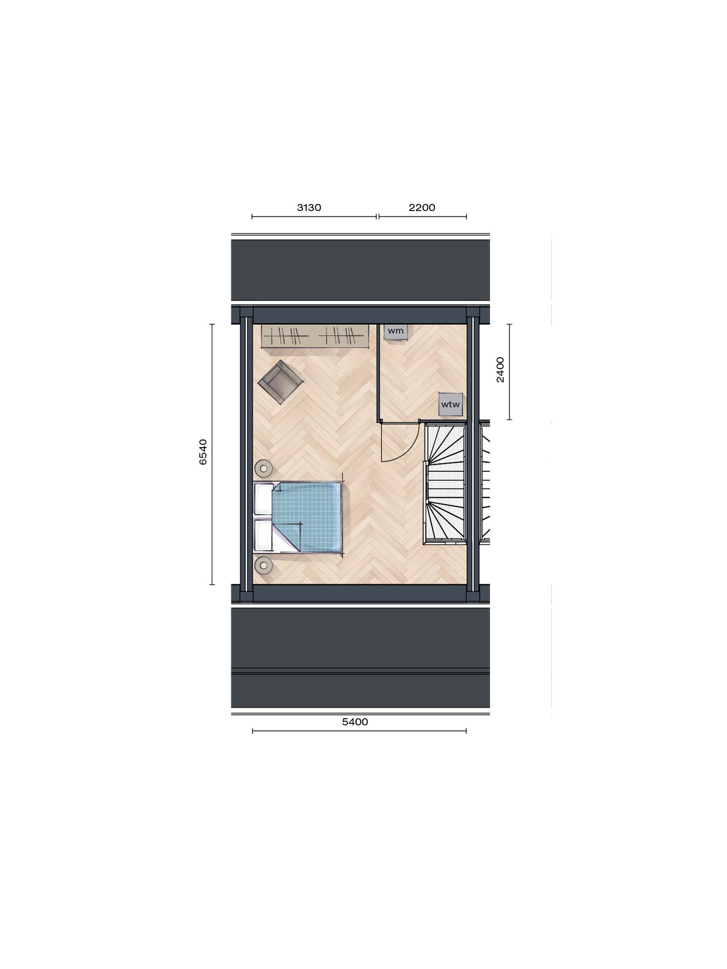 Foto 5 van Buurtvrij fase 1a - Tussenwoning (Bouwnr. 057)