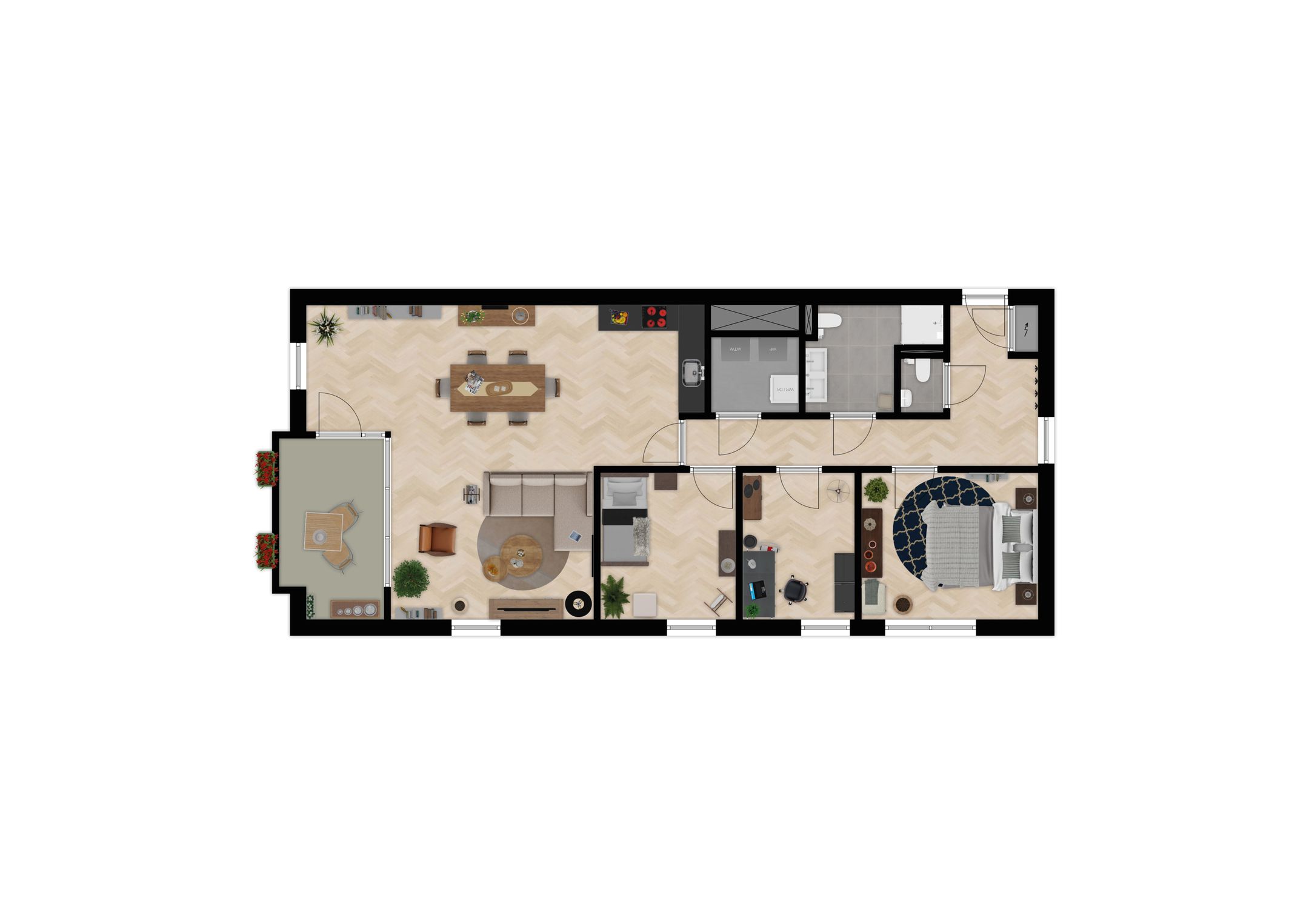 Foto 6 van Appartement Type A (Bouwnr. A13)