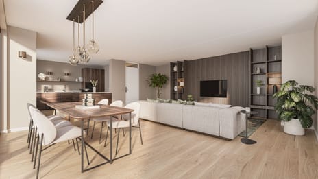 Image of Bouwnummer 3 - Driekamerappartement - Twee balkons - Begane grond - Zuid-Oost Ground-floor apartment