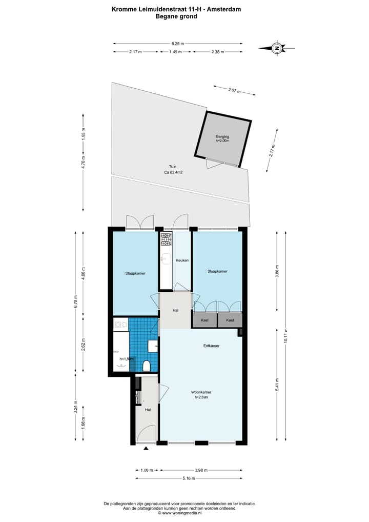 Foto 21 van Kromme Leimuidenstraat 11-H