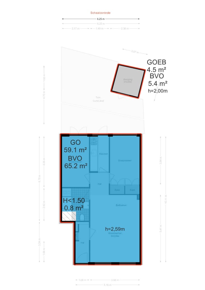 Foto 23 van Kromme Leimuidenstraat 11-H
