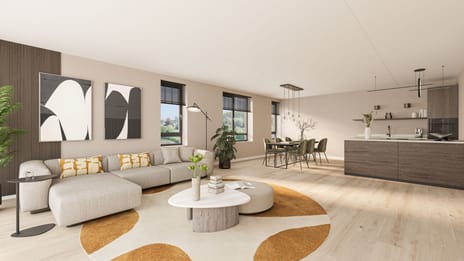 Image of Bouwnummer 9 - Driekamerappartement - Balkon - Tweede verdieping - Noord-West Mezzanine