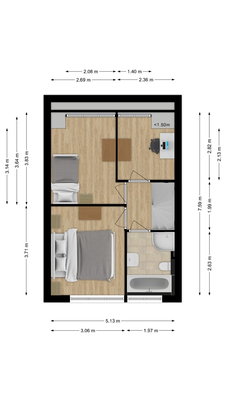 Foto 38 van Grevenbichtstraat 46