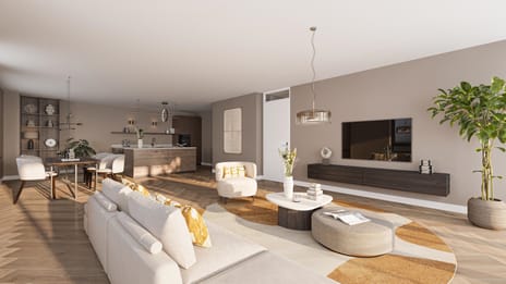 Image of Bouwnummer 13 - Driekamerappartement -  Balkon - Derde verdieping - Noord-West Upstairs apartment