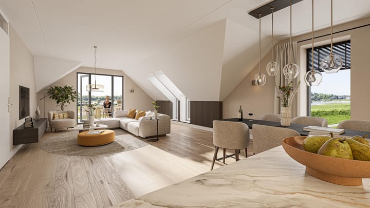 Foto van Bouwnummer 15 - Vierkamerappartement - Balkon - Derde verdieping - Zuid-Oost Bovenwoning