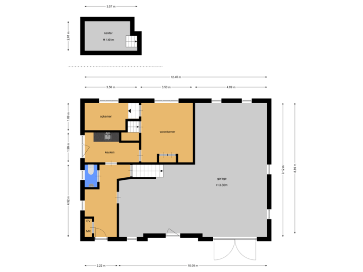 Bijgebouw begane grond