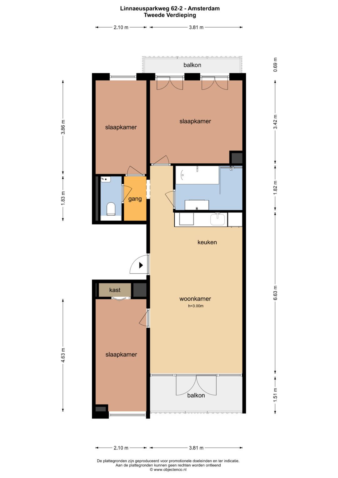 Foto 25 van Linnaeusparkweg 62-2