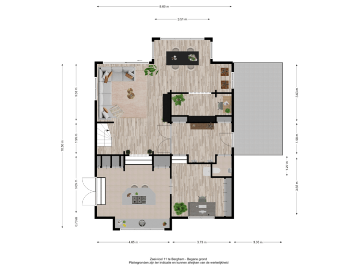 Zaaiviool 11 te Berghem - Begane grond