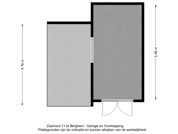 Zaaiviool 11 te Berghem - Garage