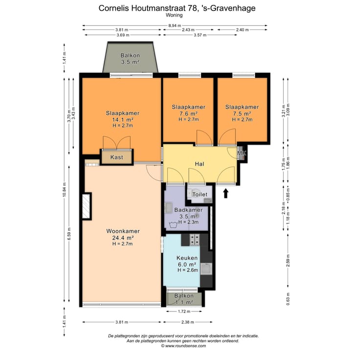 Foto 23 van Cornelis Houtmanstraat 78