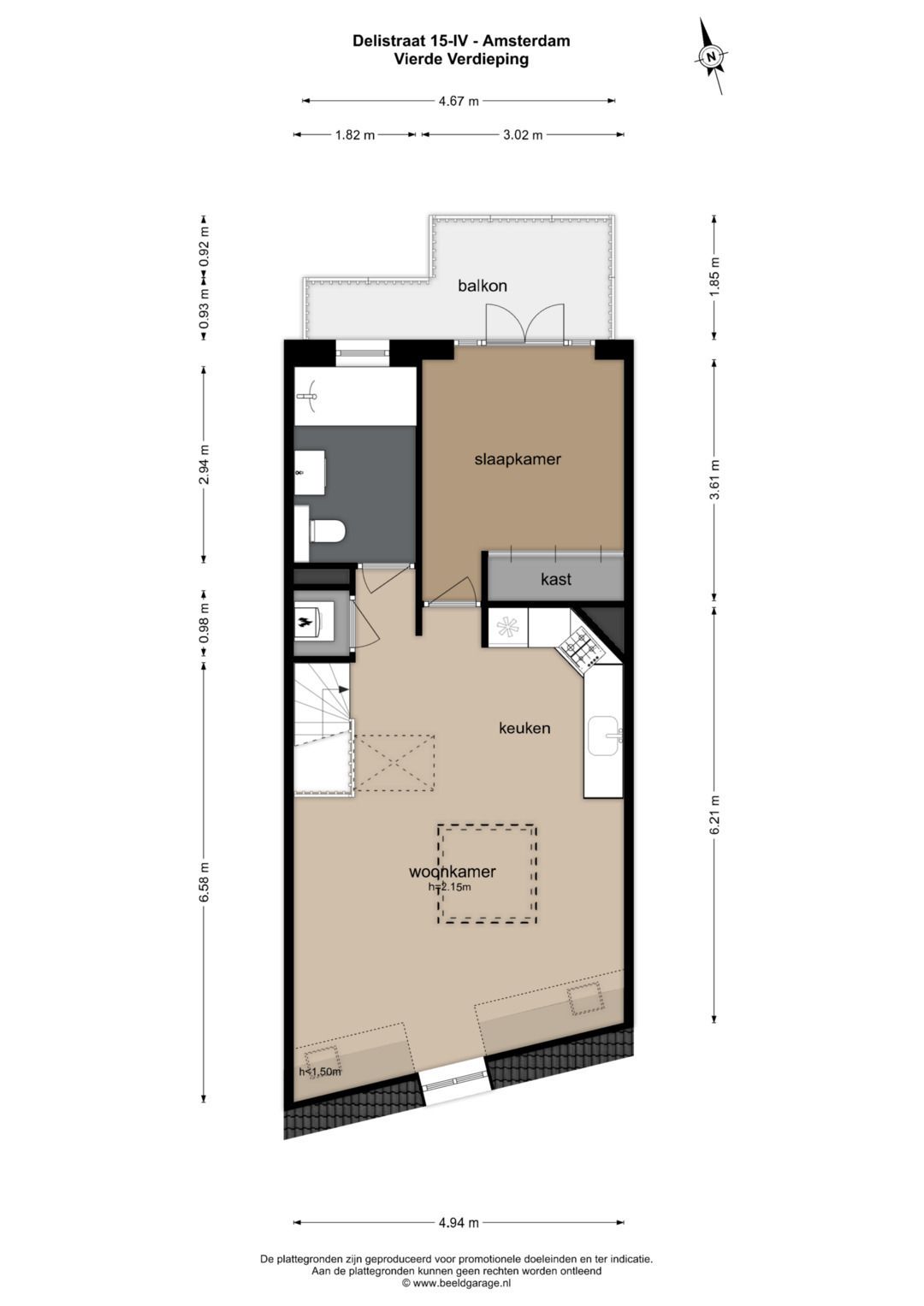 Foto 21 van Delistraat 15-4