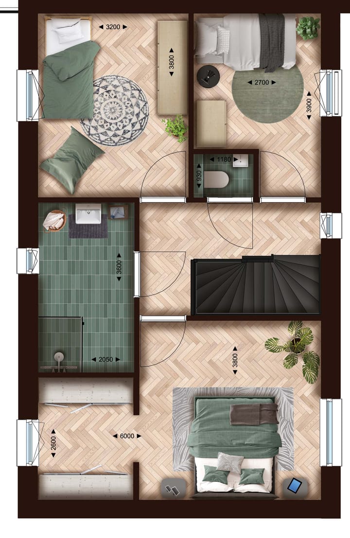 Foto 5 van Twee-onder-een-kap (Bouwnr. 44)