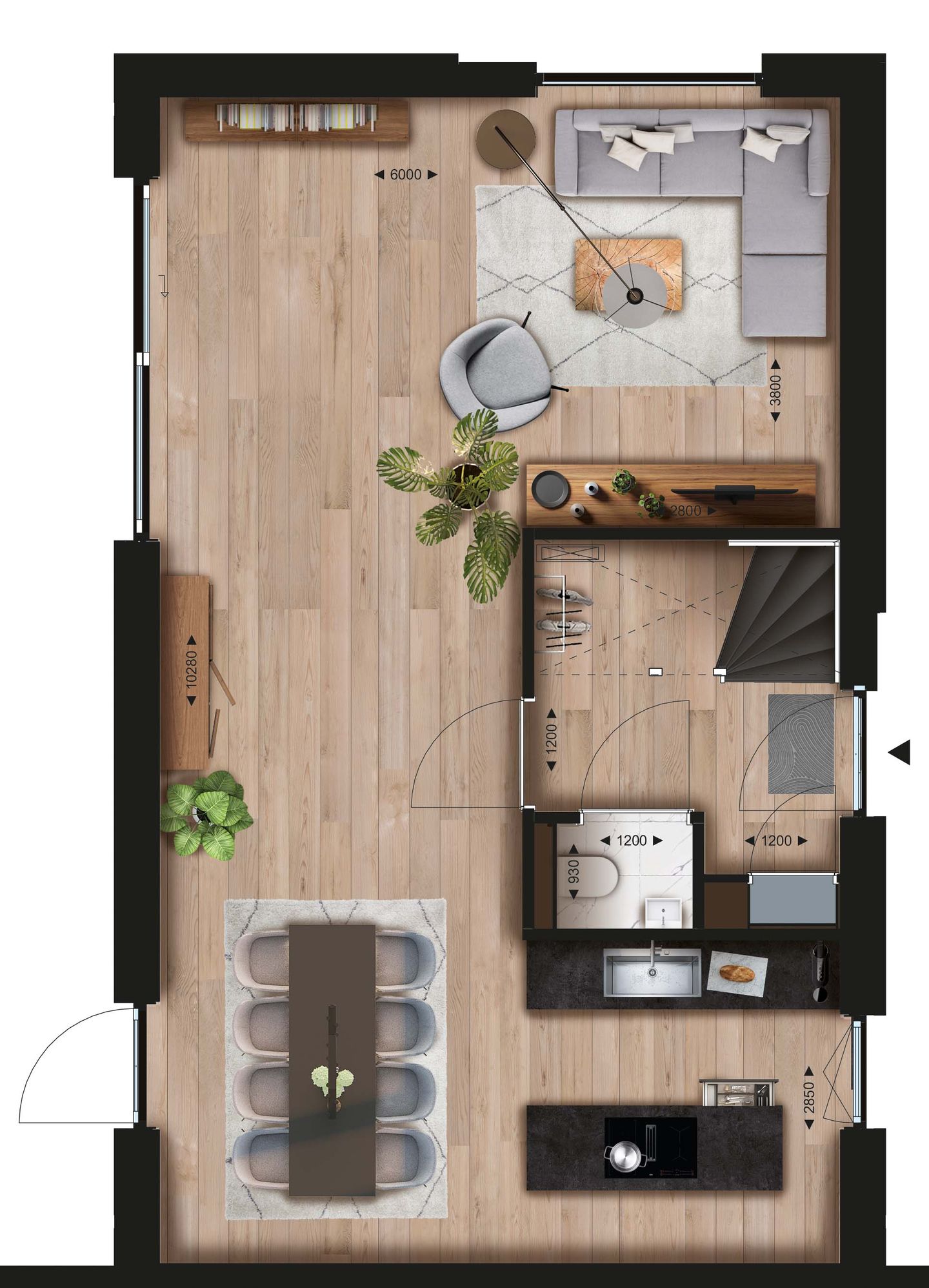 Foto 4 van Twee-onder-een-kap (Bouwnr. 39)