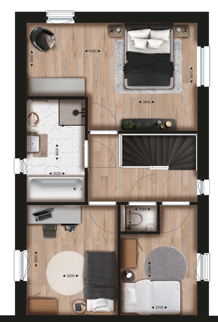 Foto 5 van Twee-onder-een-kap (Bouwnr. 42)