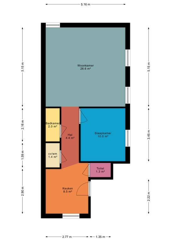 Foto 15 van Oosterstraat 39-B