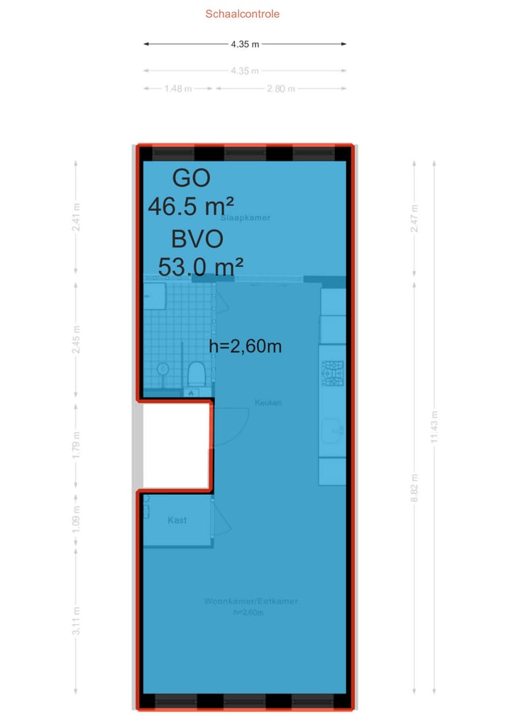 Foto 20 van Van Oldenbarneveldtstraat 40-2