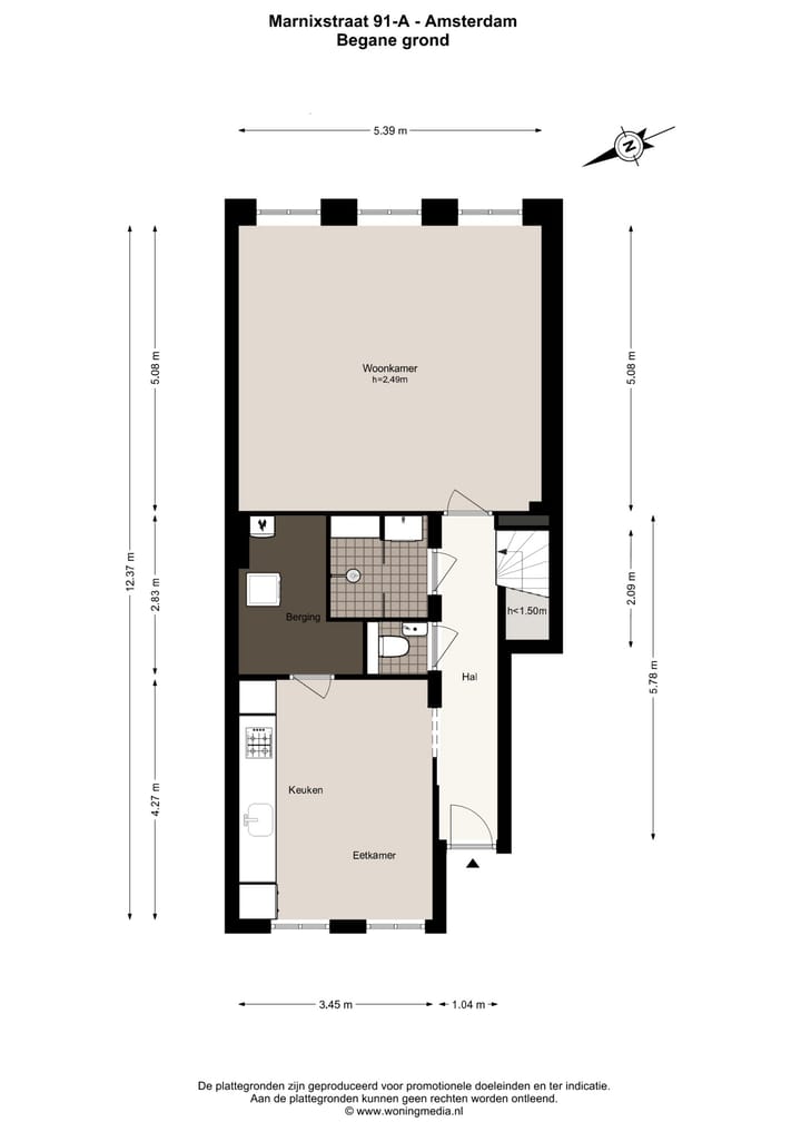 Foto 35 van Marnixstraat 91-A