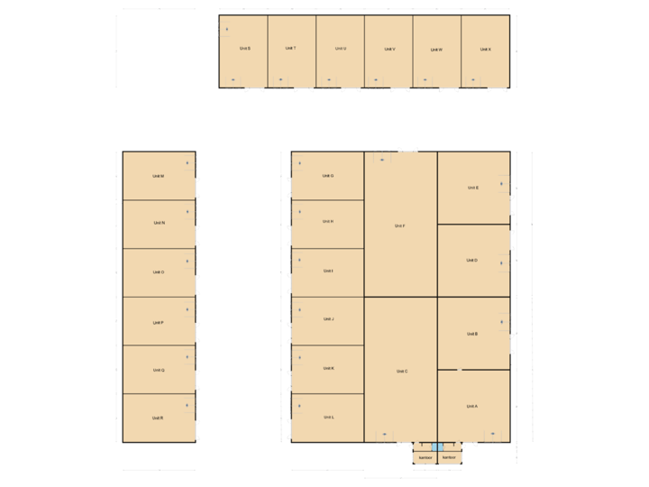 Overzichtsplattegrond Vaartweg 58 A tm X