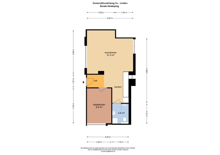 Foto 40 van Duizenddraadsteeg 3-A