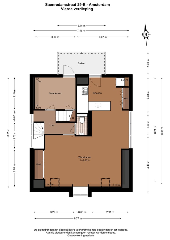 Foto 26 van Saenredamstraat 29-E