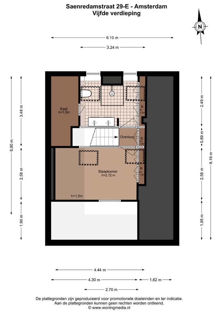 Foto 27 van Saenredamstraat 29-E