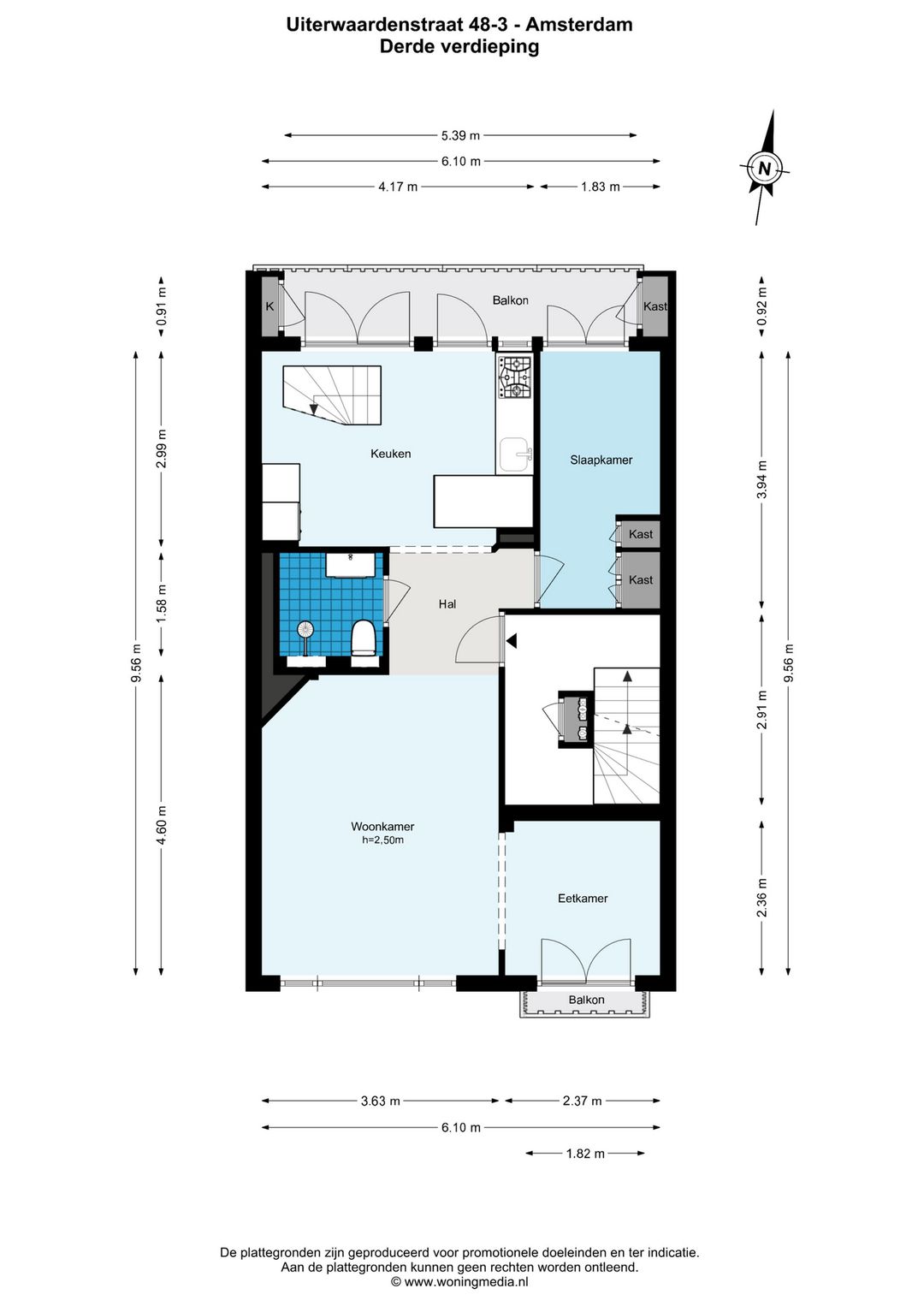 Foto 26 van Uiterwaardenstraat 48-3