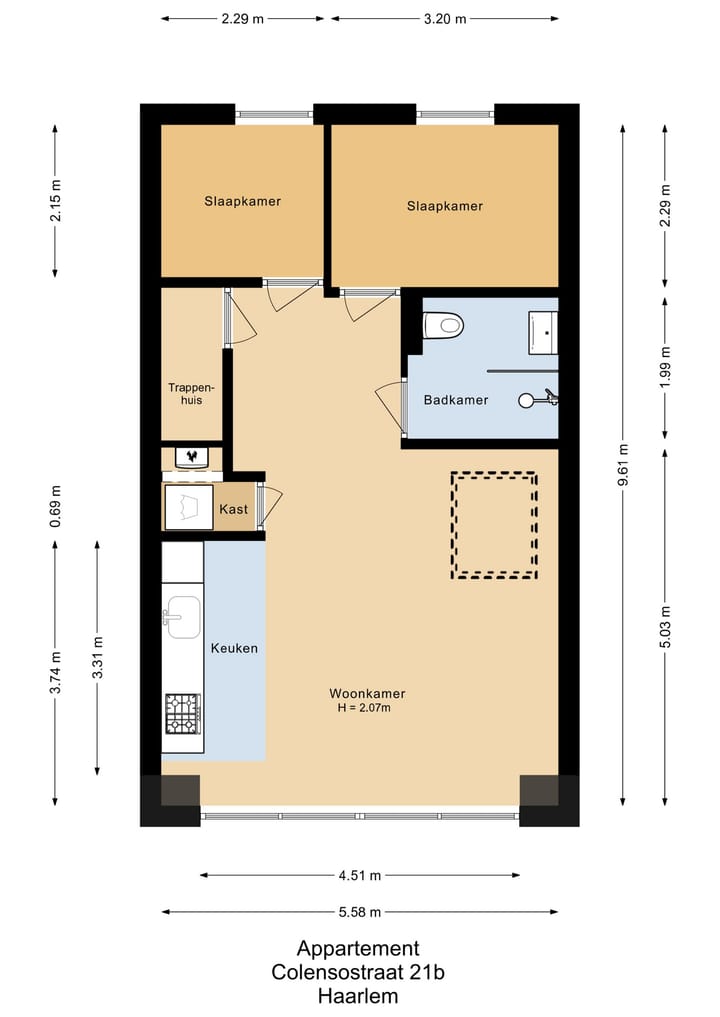 Foto 22 van Colensostraat 21-B