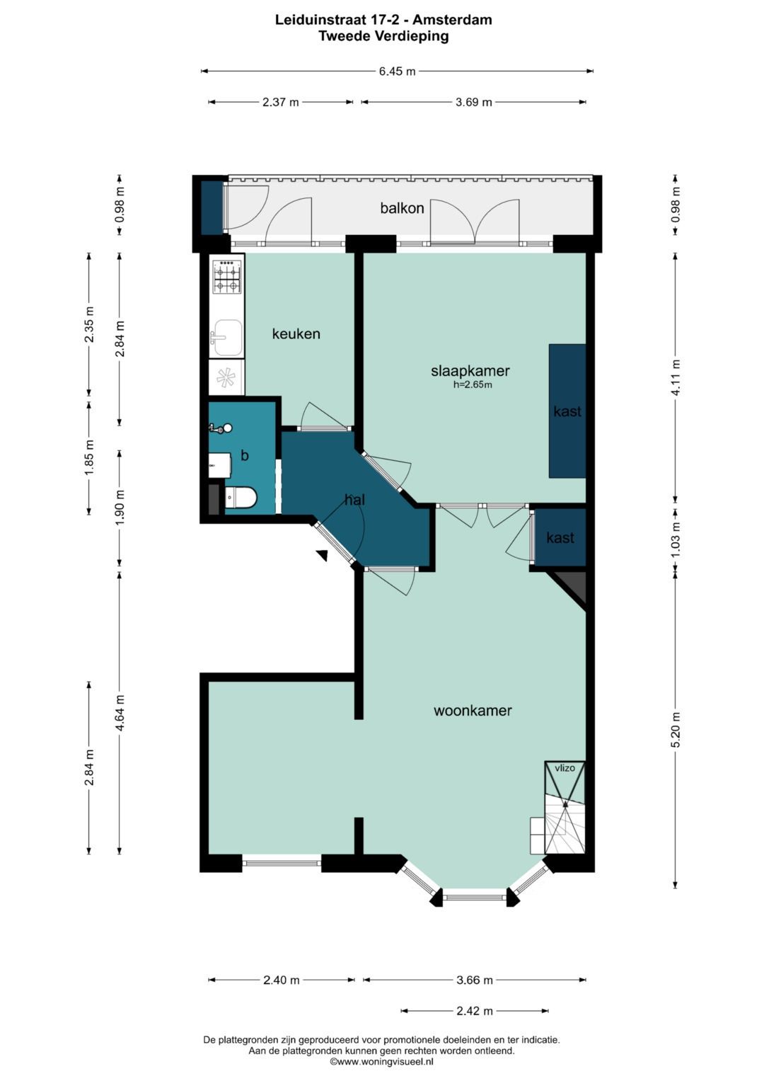 Foto 29 van Leiduinstraat 17-2