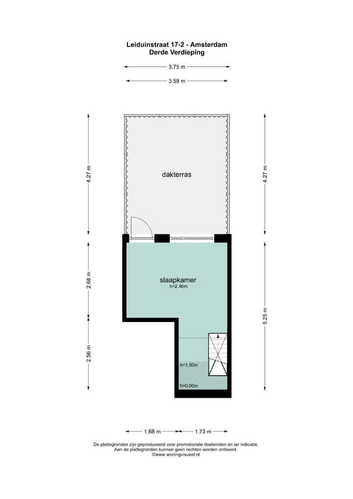 Foto 30 van Leiduinstraat 17-2