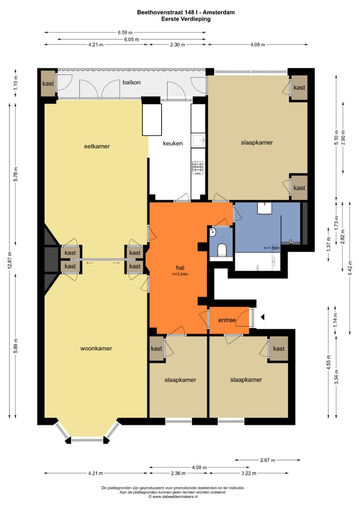 Foto 27 van Beethovenstraat 148-1