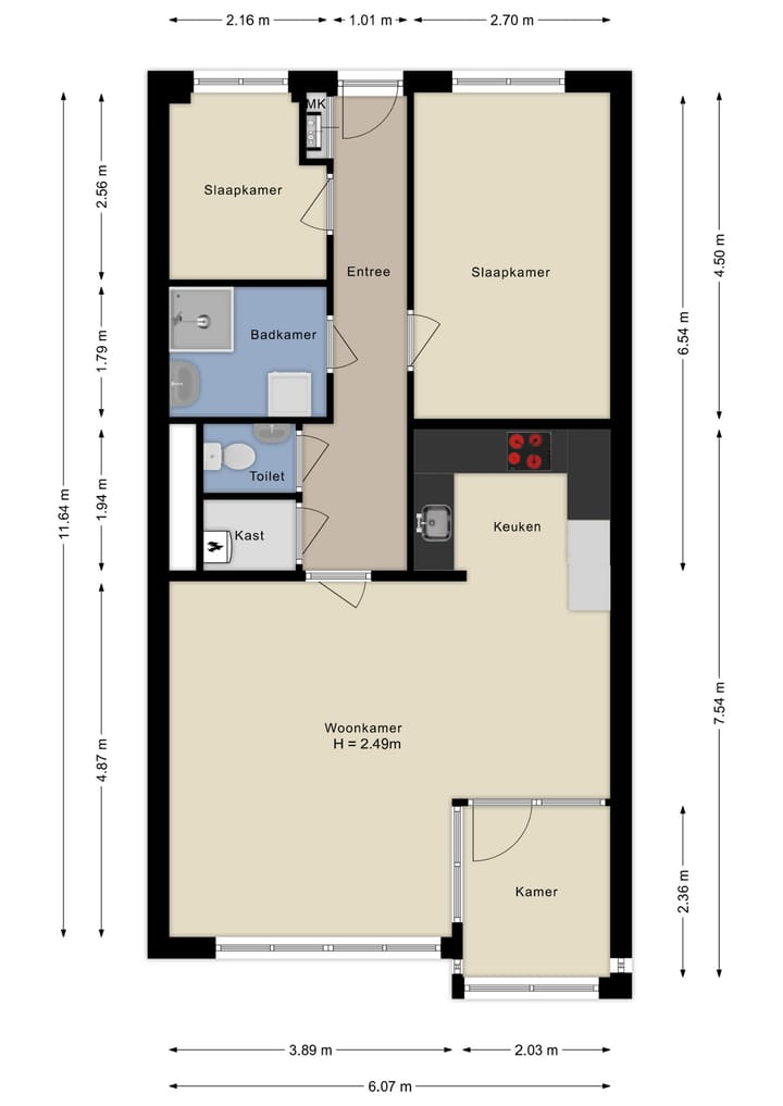 Foto 30 van Amsterdamsestraatweg 171-K