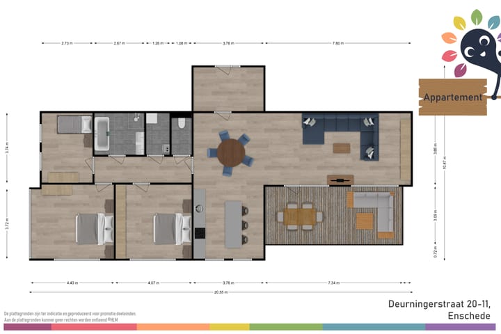 Foto 30 van Deurningerstraat 20-11