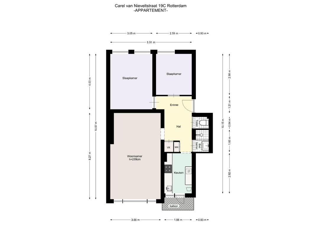 Foto 32 van Carel van Nieveltstraat 19-C