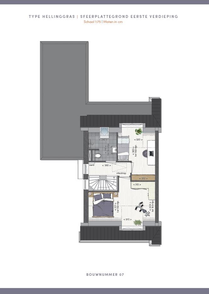 Foto 4 van Hellinggras - halfvrijstaande woning (Bouwnr. 7)