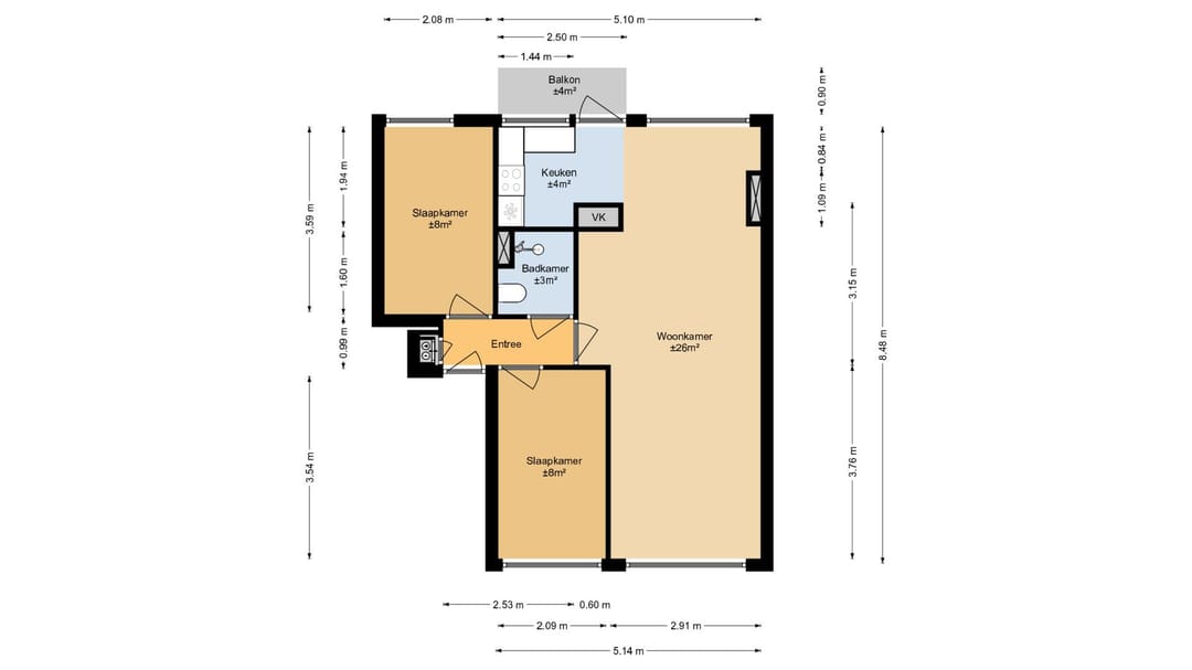Foto 8 van Schoklandsestraat 17-B