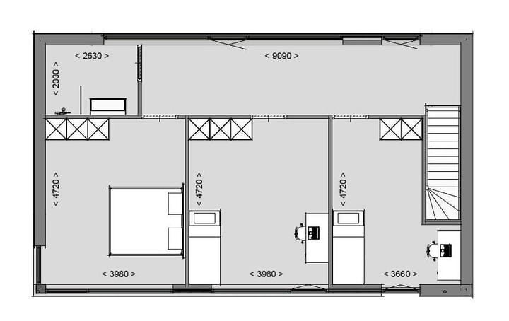 Foto 6 van Bosserstraat 2-B