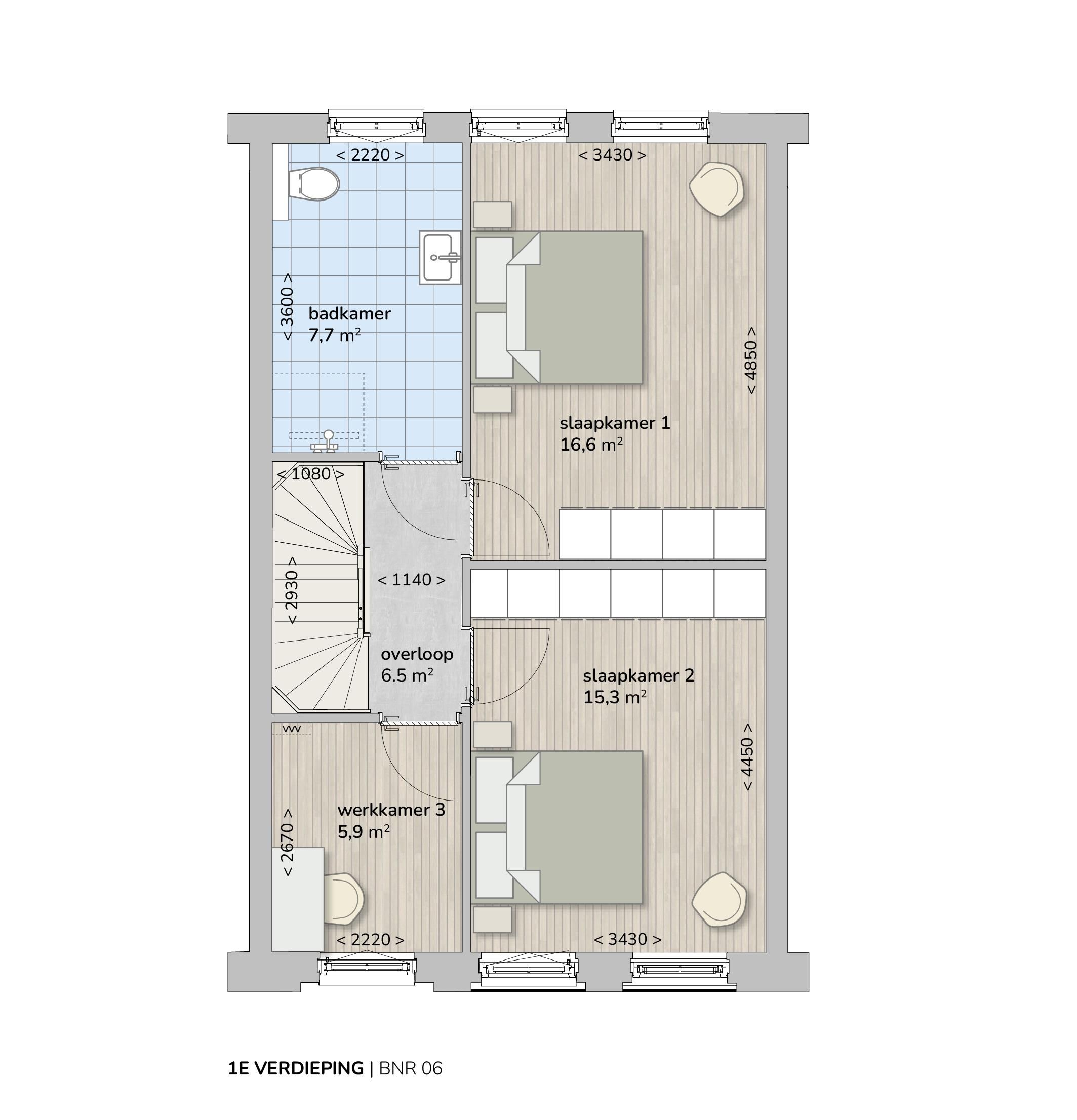 Foto 6 van Singelwoning (Bouwnr. 6)