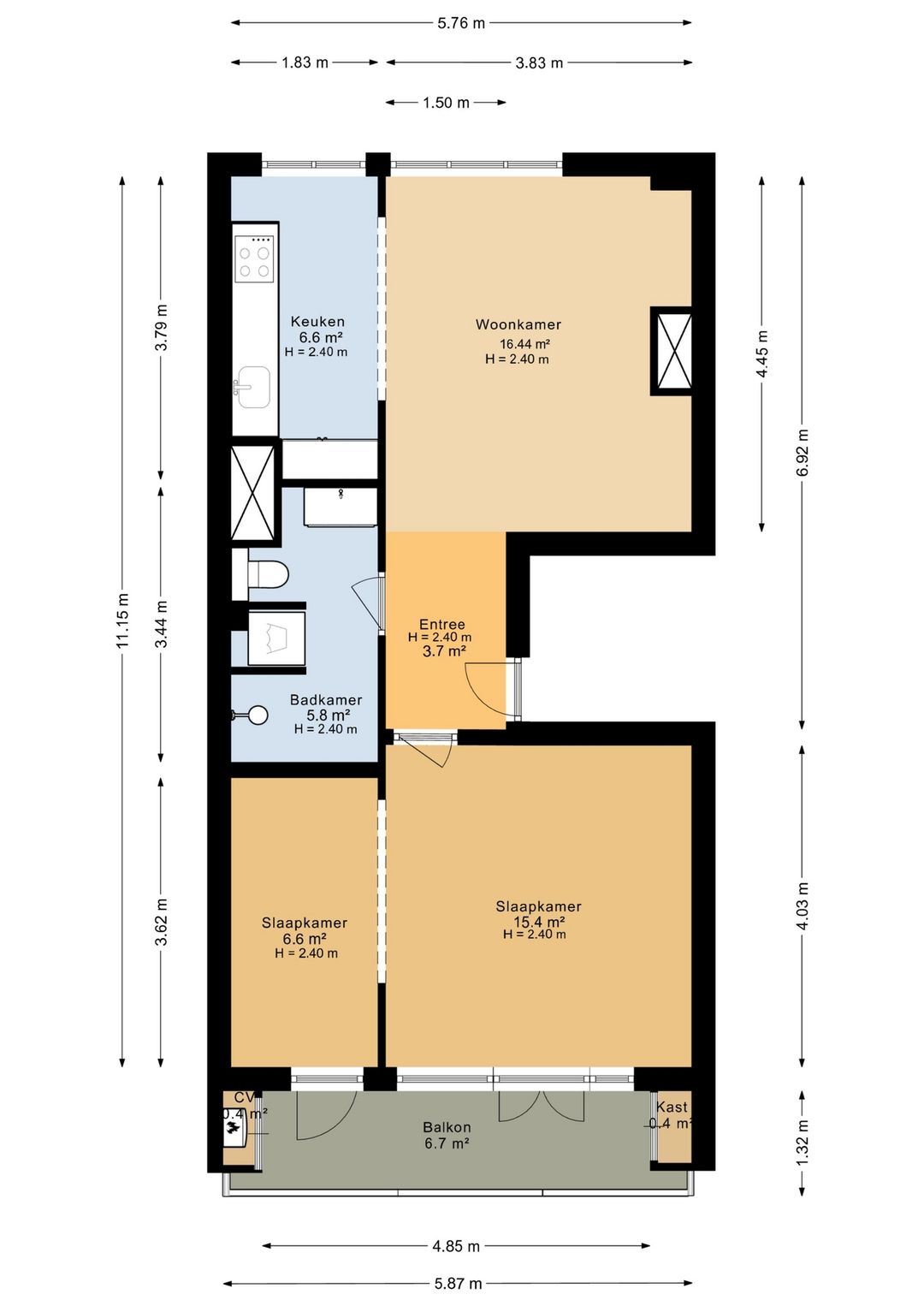 Foto 28 van Vespuccistraat 108-2