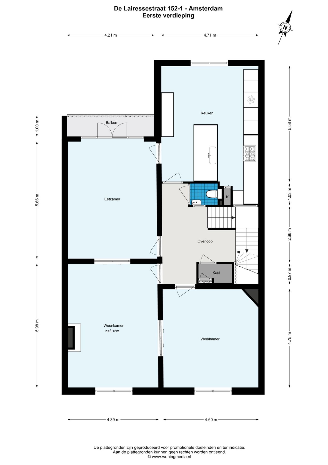 Foto 50 van De Lairessestraat 152-1