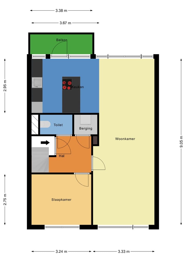 Foto 21 van Cleyburchstraat 48-A02