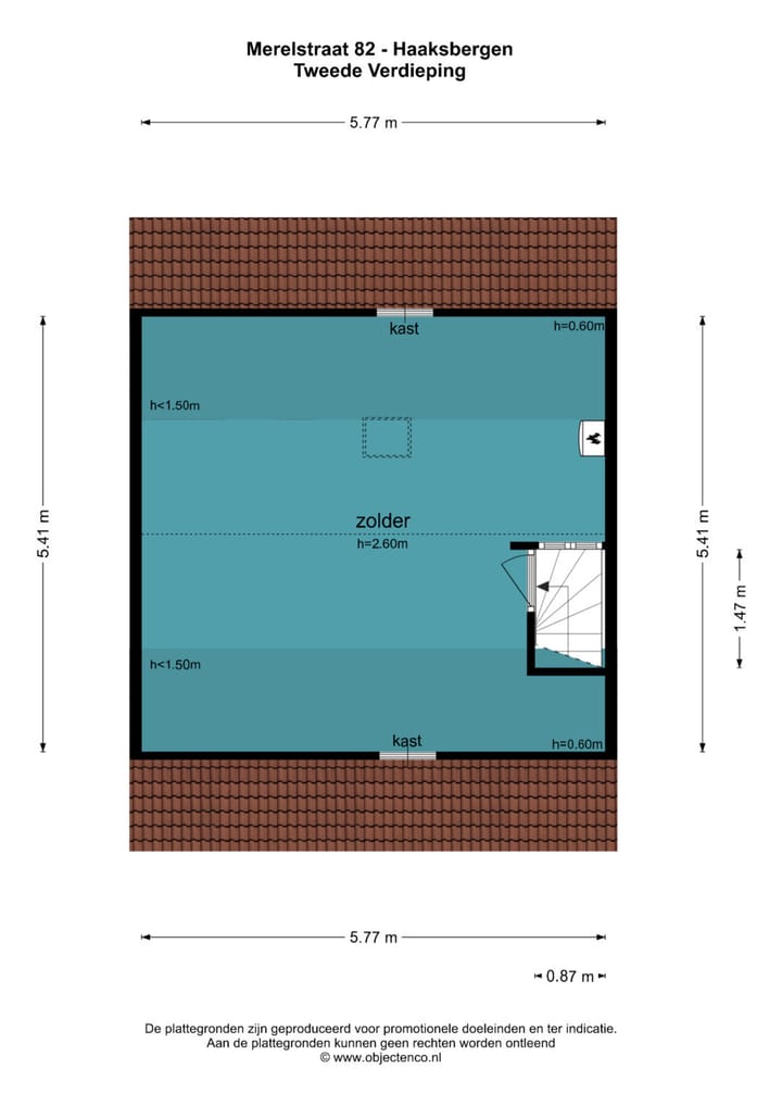 Foto 50 van Merelstraat 82