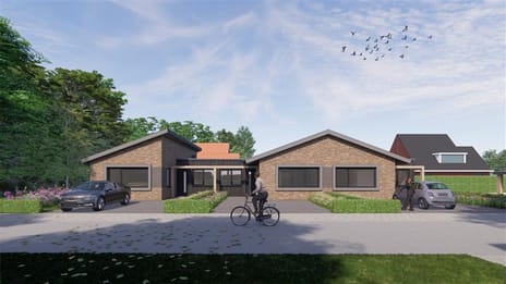 Image of Drie-onder-een-kapwoning Corner house